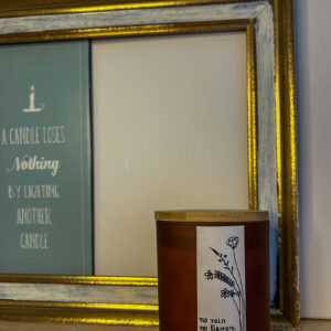 Emily in Candle "No Rain, No Flower"