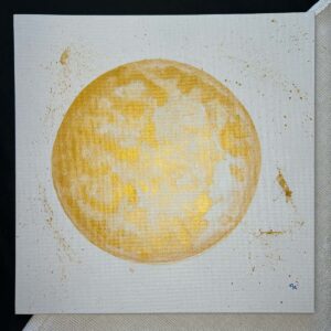 Emily In Painting "Moon"